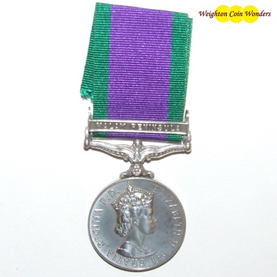 Campaign Service Medal - Malaya Peninsula Clasp - Sgt. A A Jones - Click Image to Close